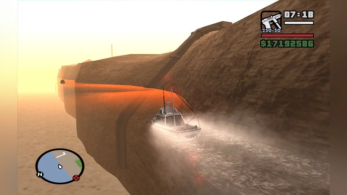 Очень чистая и прозрачная вода / GTA San Andreas