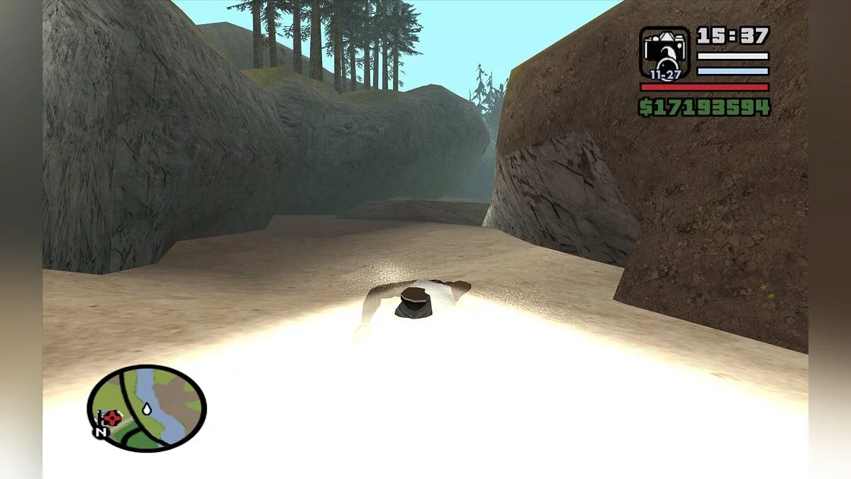 Очень чистая и прозрачная вода / GTA San Andreas
