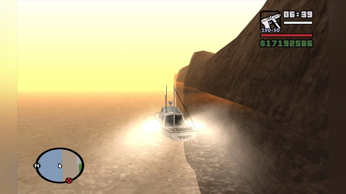 Очень чистая и прозрачная вода / GTA San Andreas
