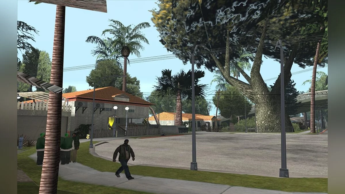 Нова рослинність для Grove Street / GTA San Andreas