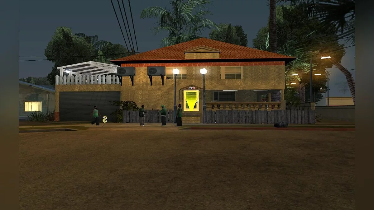 Нова рослинність для Grove Street / GTA San Andreas