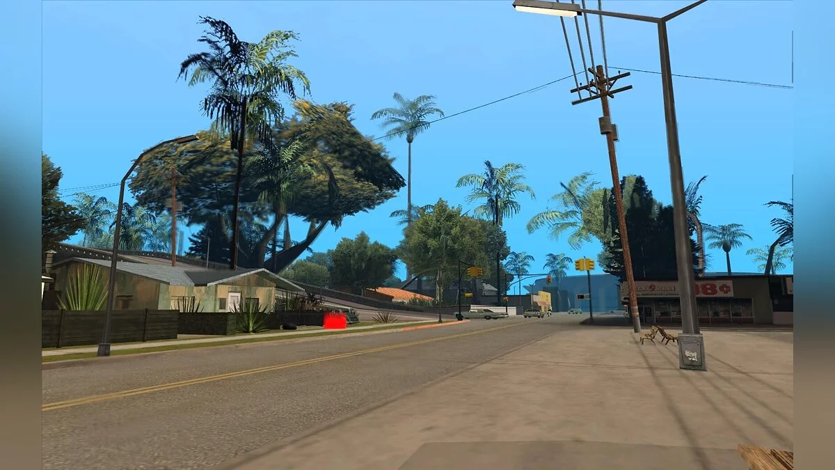 Нова рослинність для Grove Street / GTA San Andreas