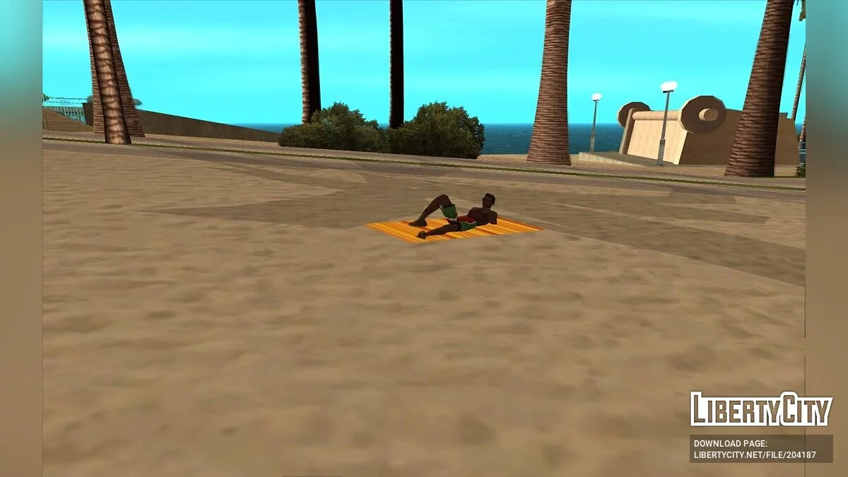 Пляжні рушники в HD / GTA San Andreas