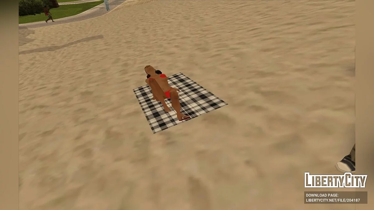 Пляжні рушники в HD / GTA San Andreas