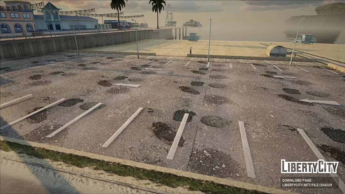 HD і HQ пляж Санта-Марія / GTA San Andreas