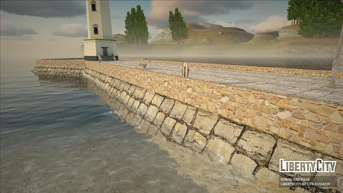 HD і HQ пляж Санта-Марія / GTA San Andreas