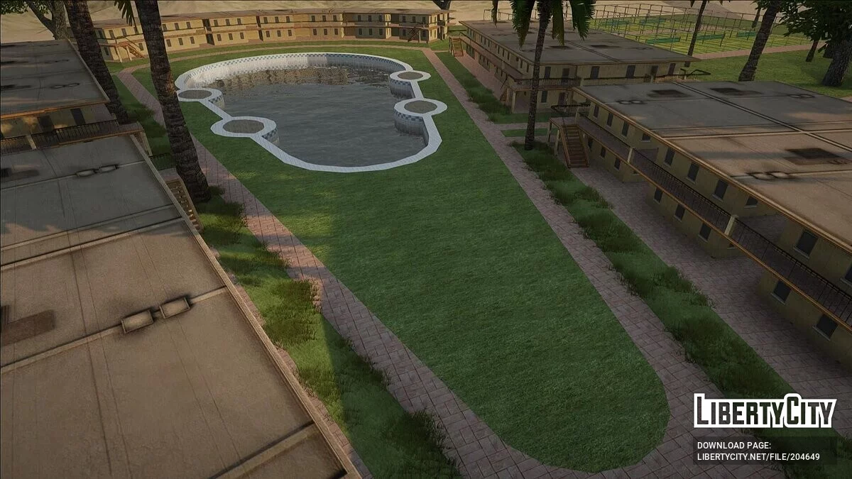 HD готельний комплекс у Prickle Pine 2024 / GTA San Andreas