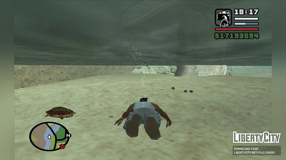 Морские обитатели в HD / GTA San Andreas