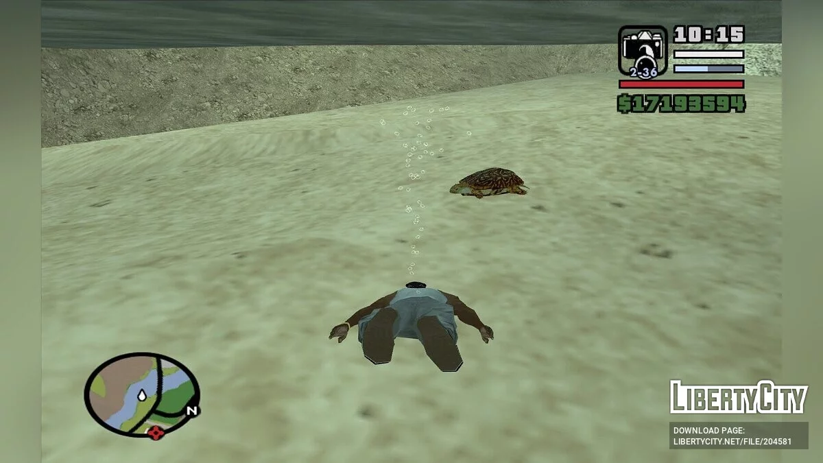 Морские обитатели в HD / GTA San Andreas