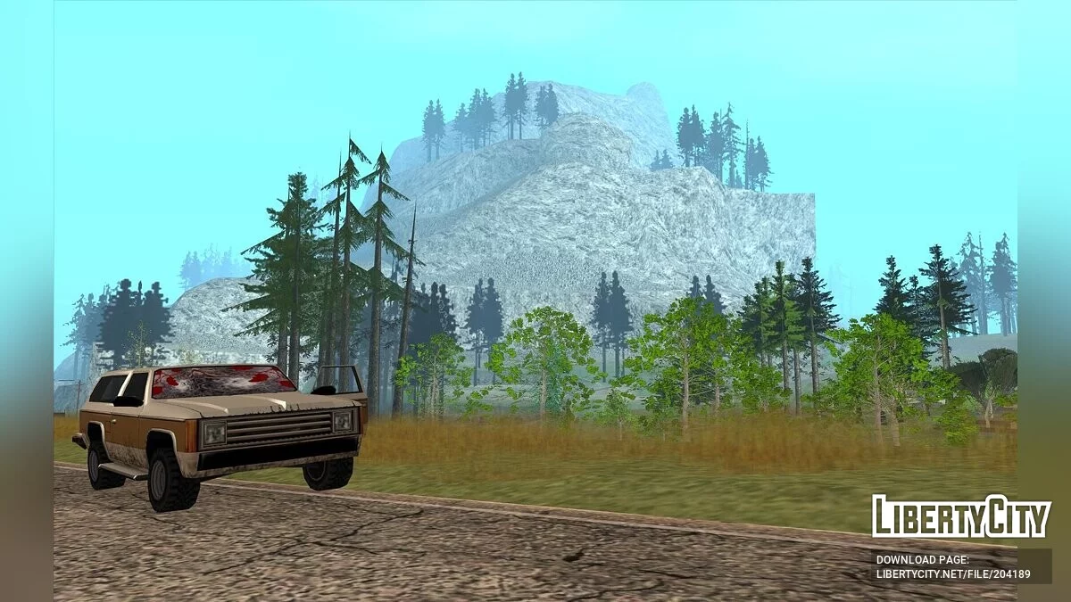 Colores intensos de los árboles / GTA San Andreas