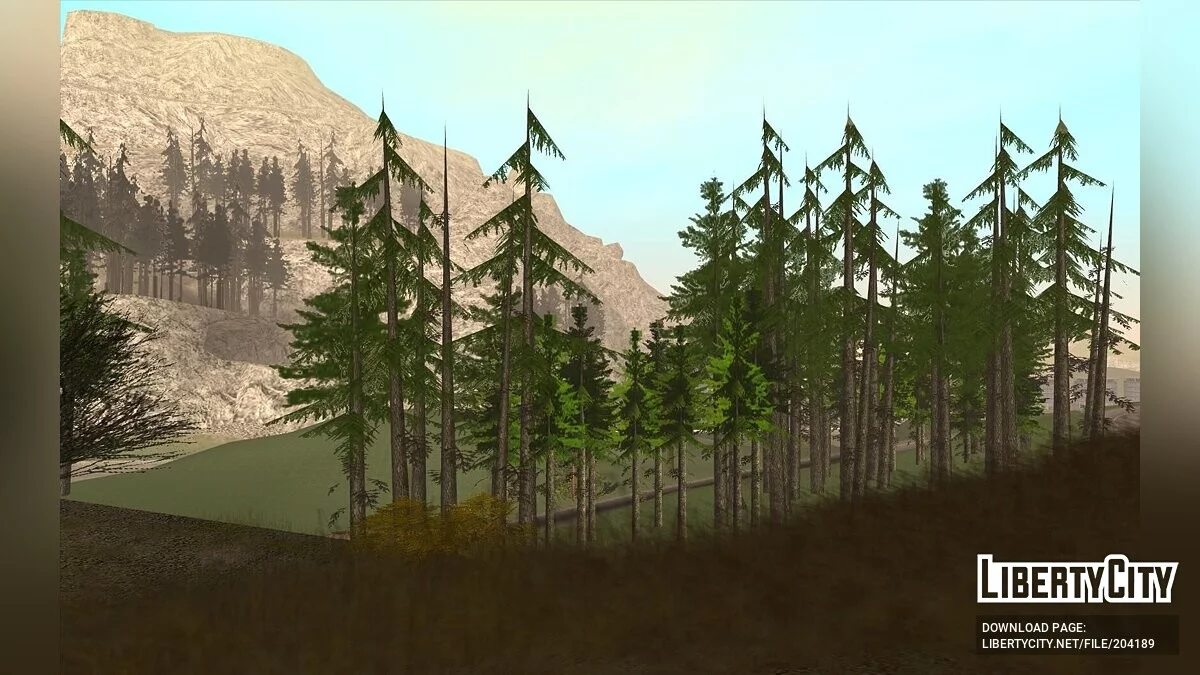 Colores intensos de los árboles / GTA San Andreas