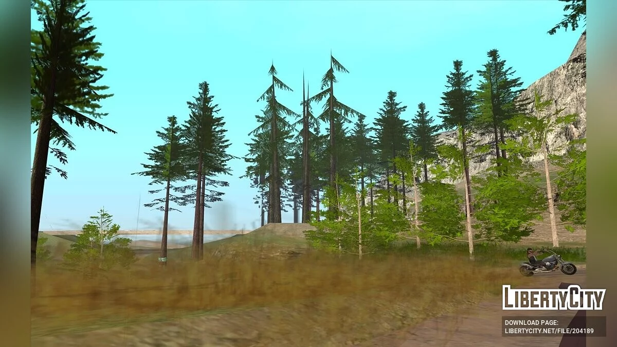 Colores intensos de los árboles / GTA San Andreas