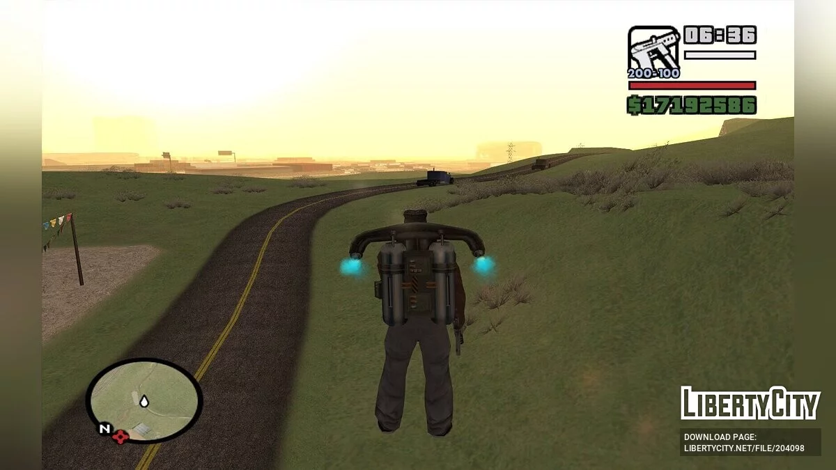 Rumput alih-alih gurun di Las Venturas / GTA San Andreas