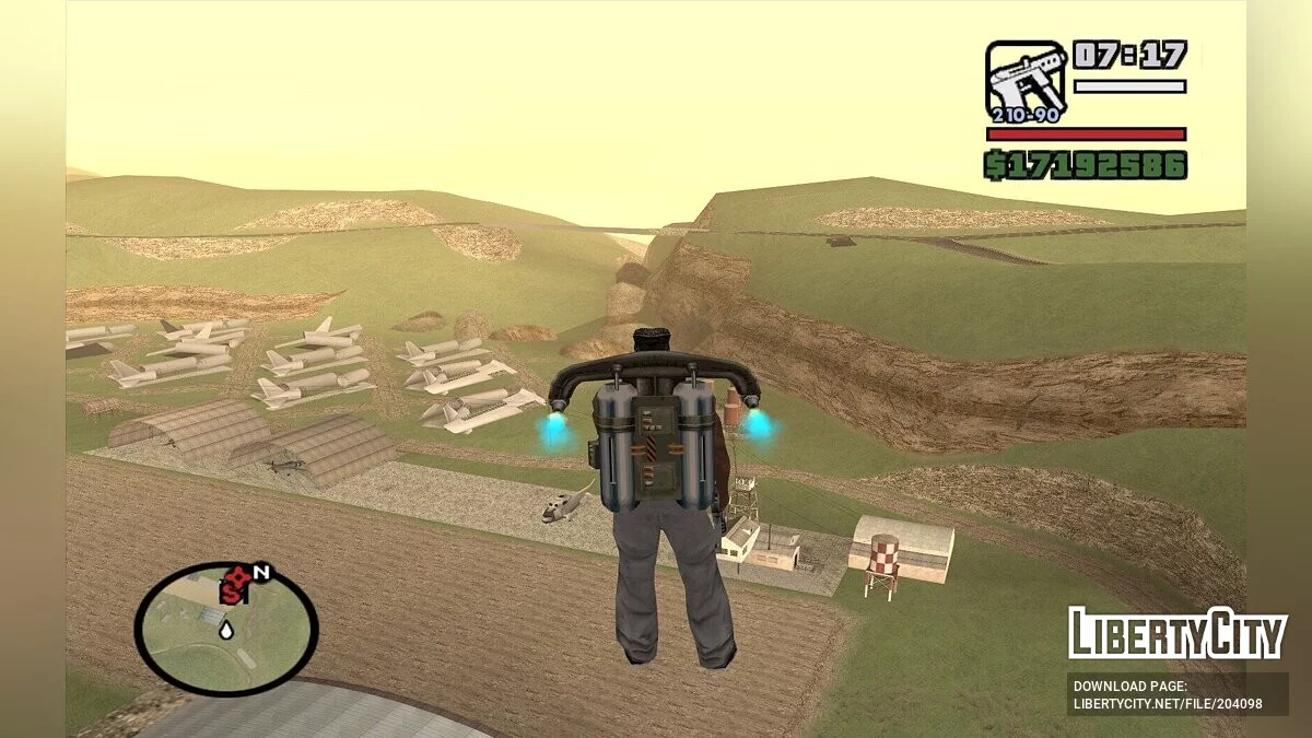Rumput alih-alih gurun di Las Venturas / GTA San Andreas