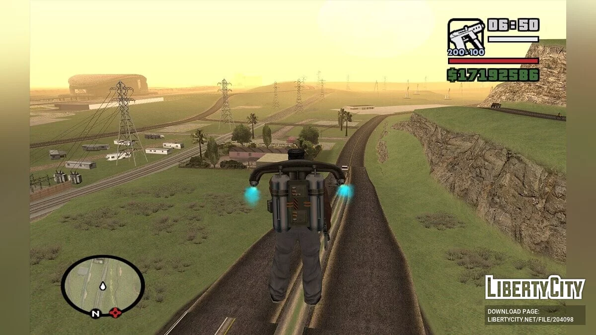 Rumput alih-alih gurun di Las Venturas / GTA San Andreas
