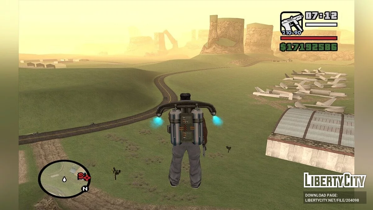 Rumput alih-alih gurun di Las Venturas / GTA San Andreas