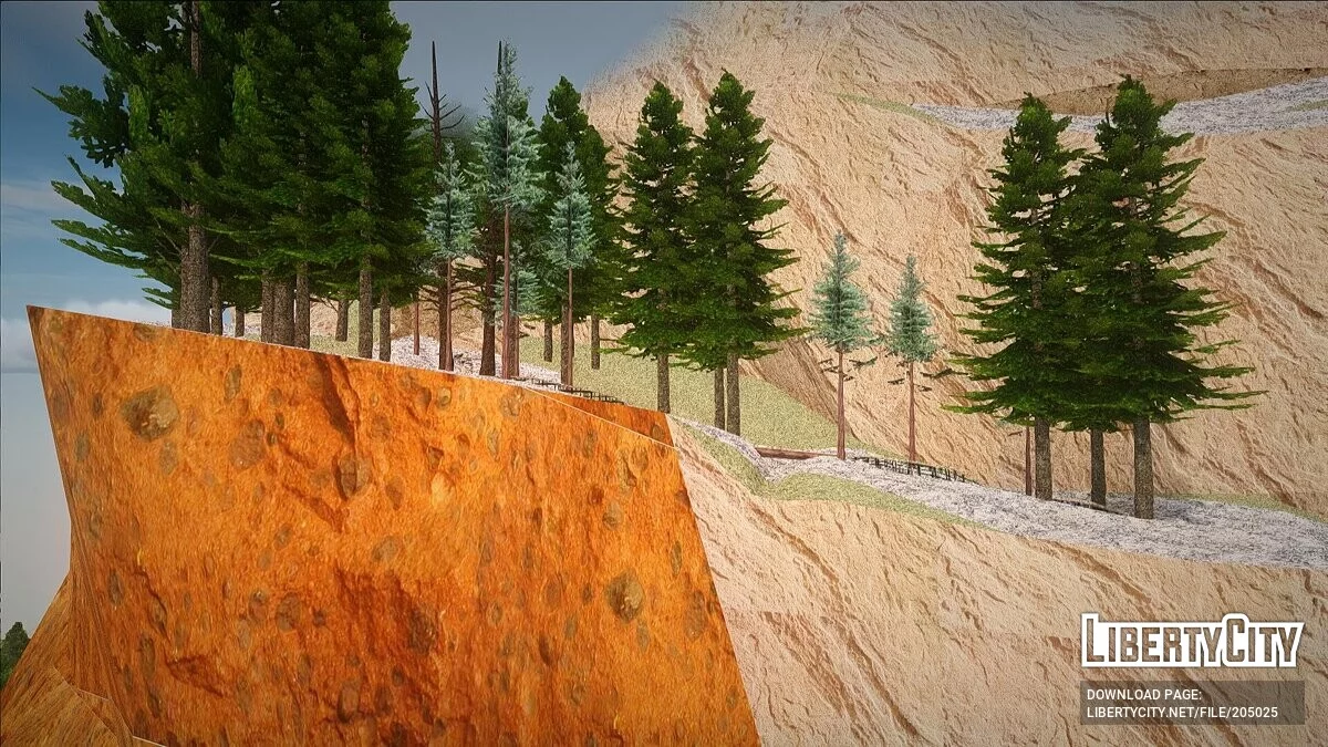 Tekstur baru untuk Gunung Chiliad / GTA San Andreas