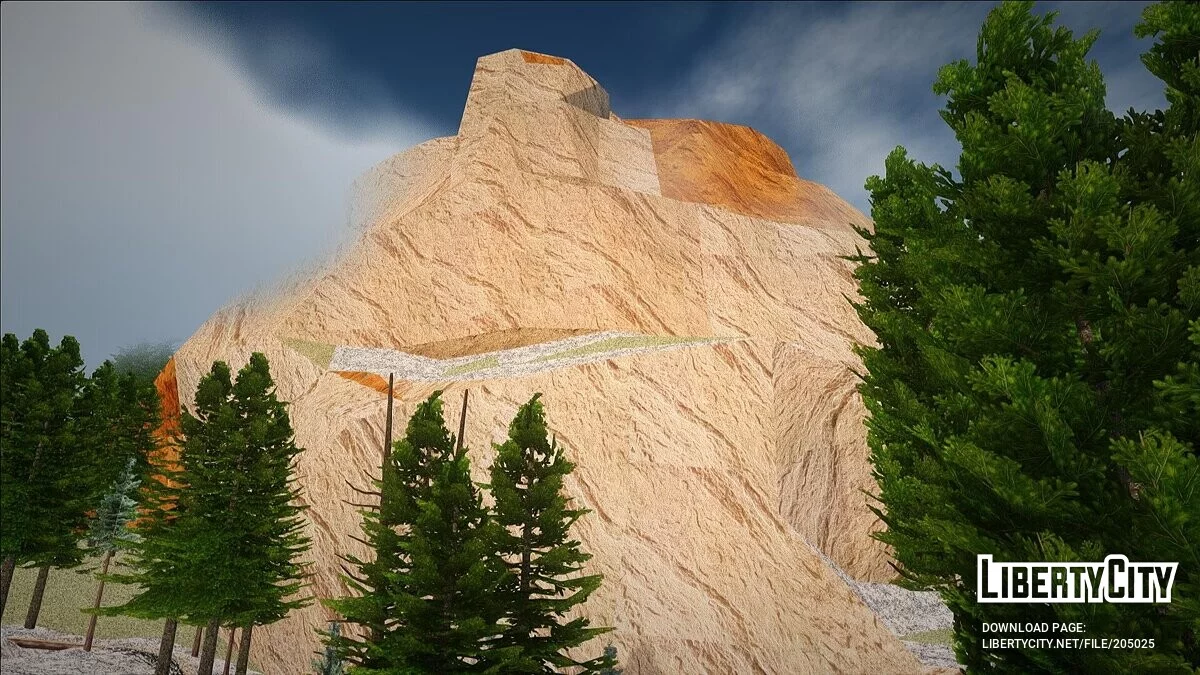 Tekstur baru untuk Gunung Chiliad / GTA San Andreas