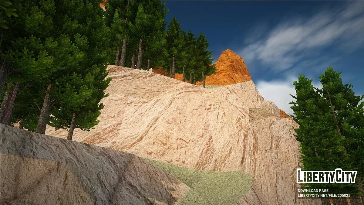 Tekstur baru untuk Gunung Chiliad / GTA San Andreas