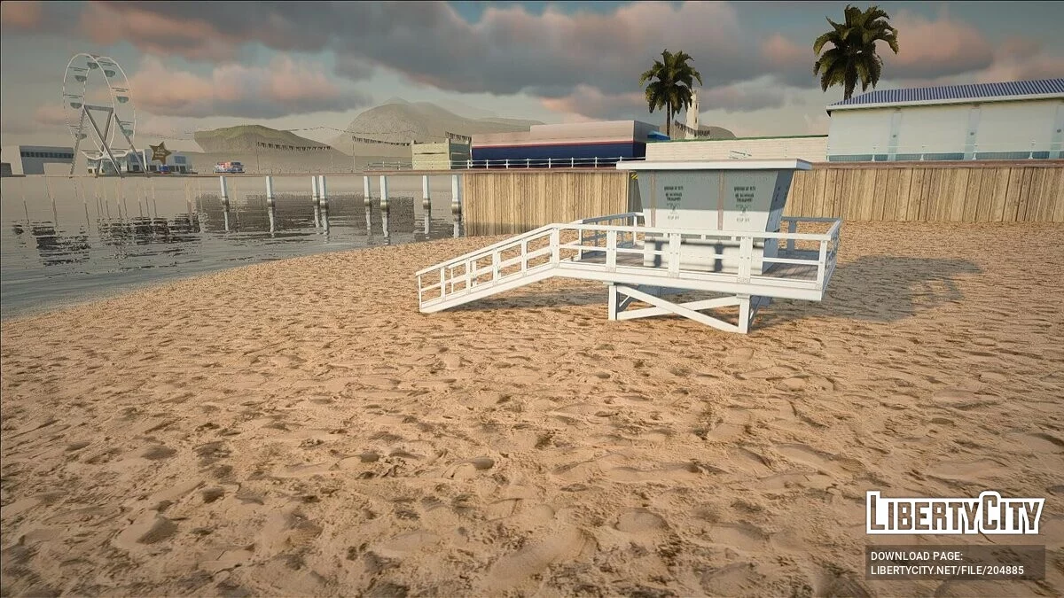 Novas texturas de areia na praia / GTA San Andreas