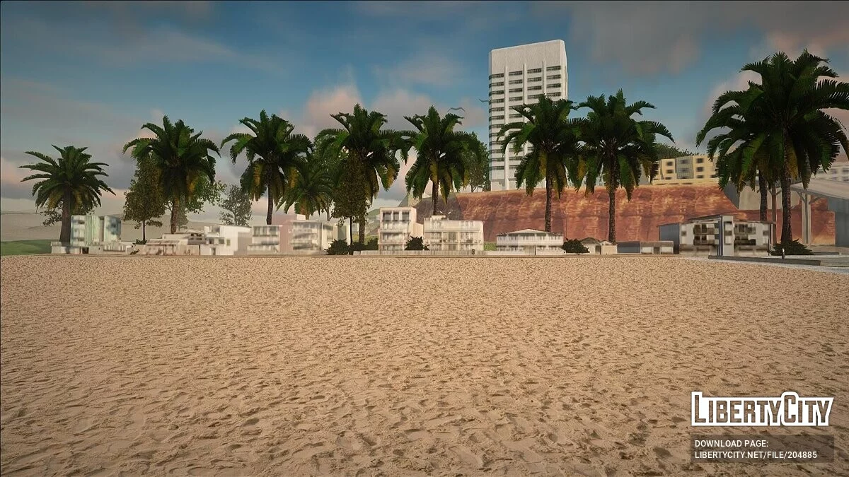 Novas texturas de areia na praia / GTA San Andreas
