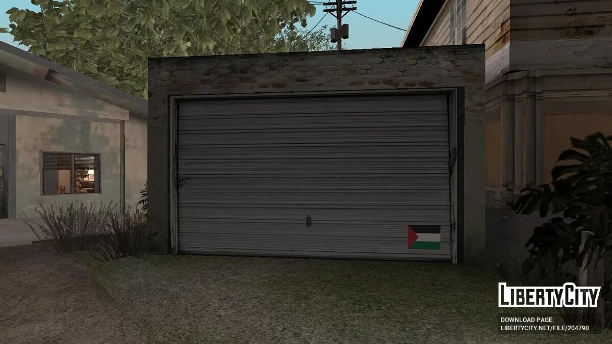Palestine Garage Door Stickers v 1.0 / GTA San Andreas