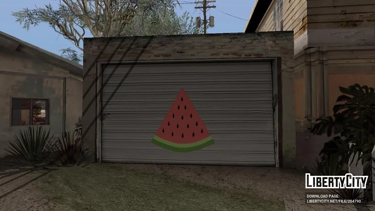 Palestine Garage Door Stickers v 1.0 / GTA San Andreas