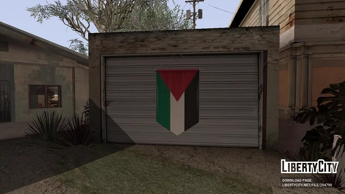 Palestine Garage Door Stickers v 1.0 / GTA San Andreas