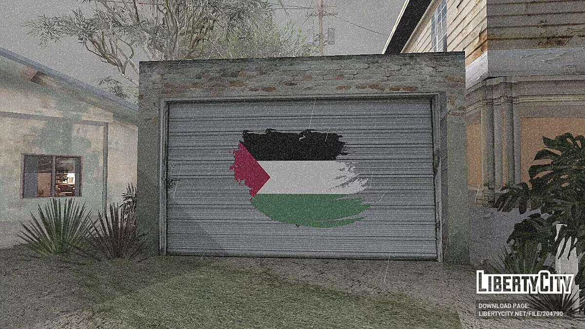 Palestine Garage Door Stickers v 1.0 / GTA San Andreas