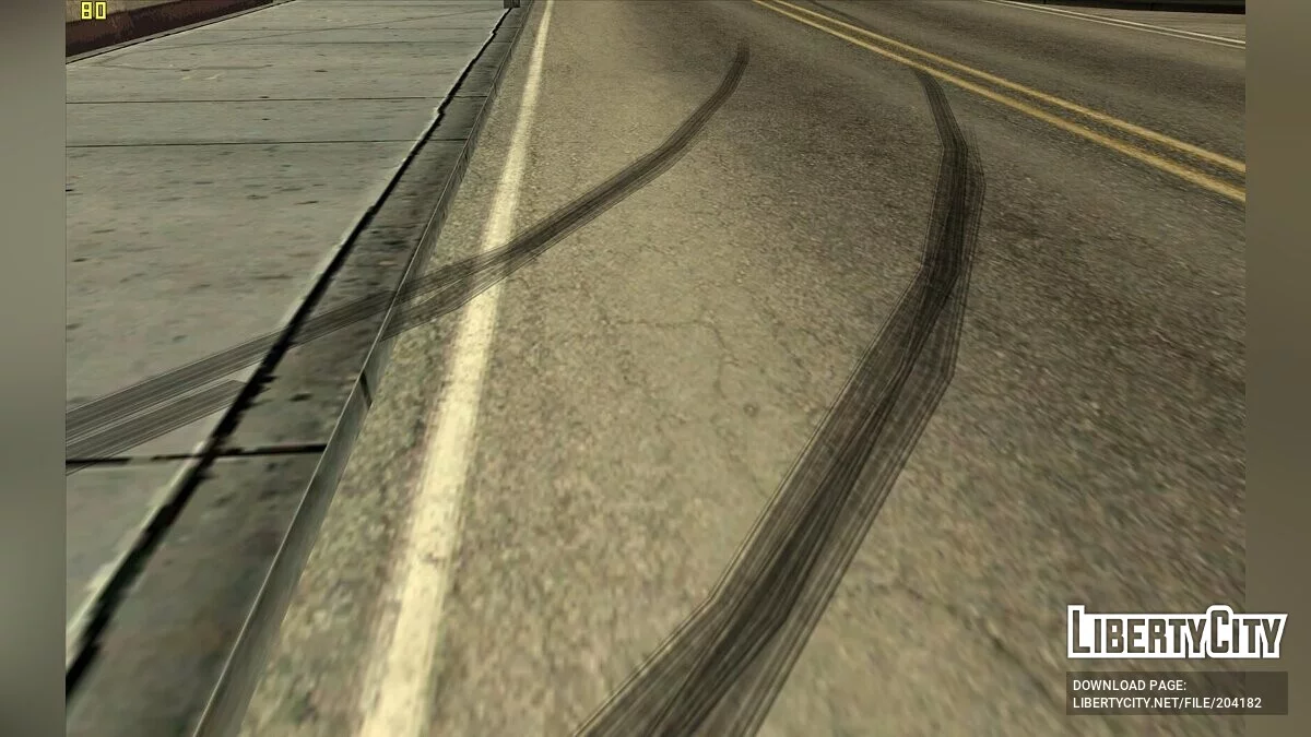 Rastos de pneus de GTA 4 / GTA San Andreas