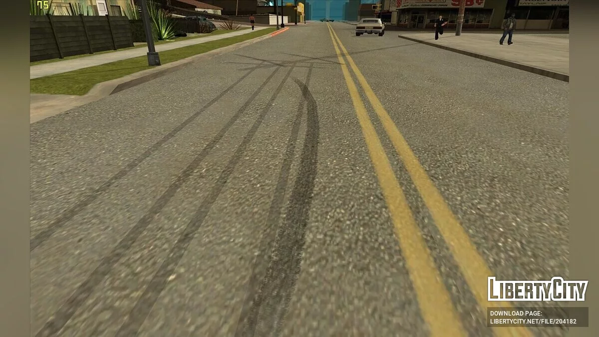 Rastos de pneus de GTA 4 / GTA San Andreas