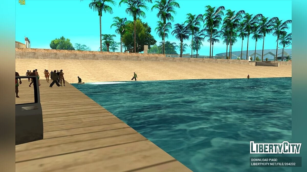 Обновлённая текстура воды / GTA San Andreas