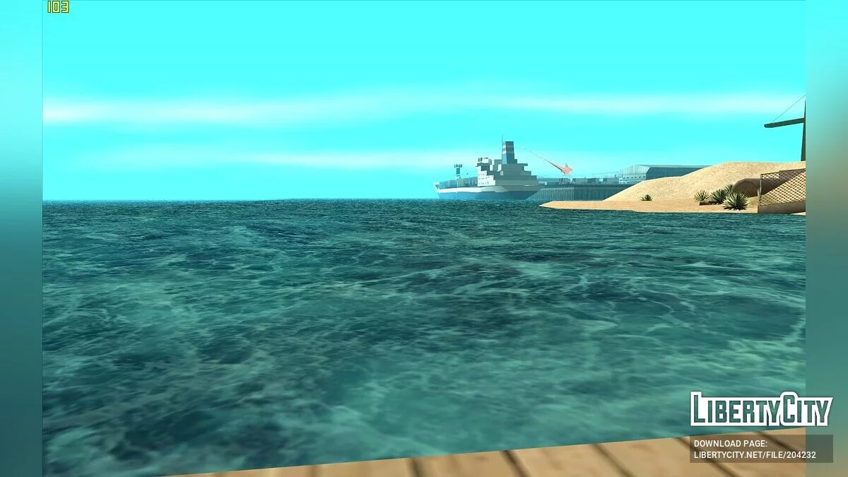Обновлённая текстура воды / GTA San Andreas