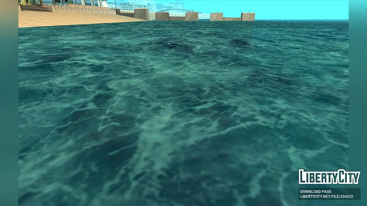 Обновлённая текстура воды / GTA San Andreas