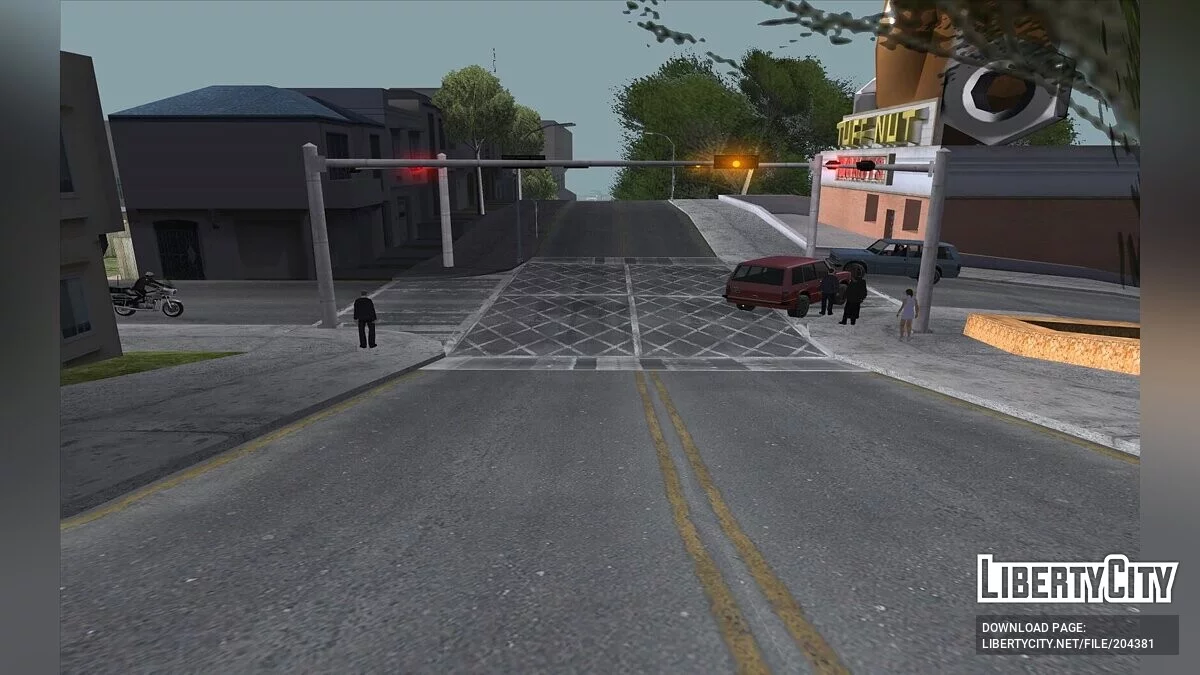 Текстуры дорог из  GTA 4 в Сан Фиерро / GTA San Andreas