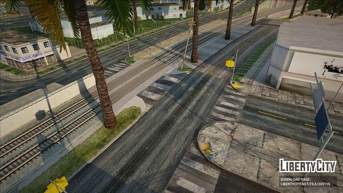 Дороги в стилі GTA 5 / GTA San Andreas