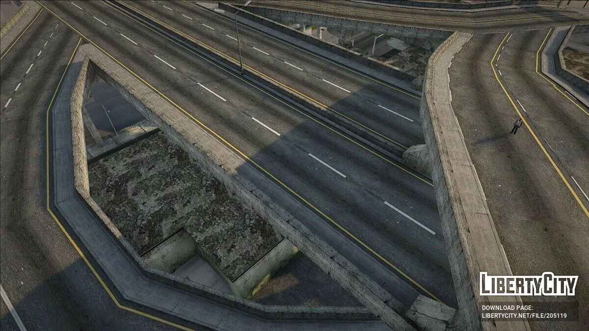 Дороги в стилі GTA 5 / GTA San Andreas
