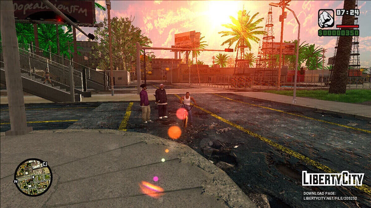 Estrada atualizada em qualidade HD / GTA San Andreas