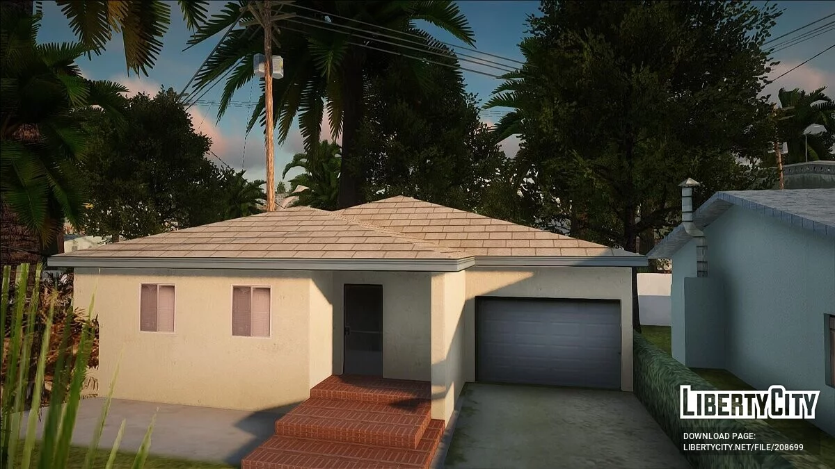 جدران منزل Grove Street الأكثر نظافة / جي تي إيه سان أندرياس