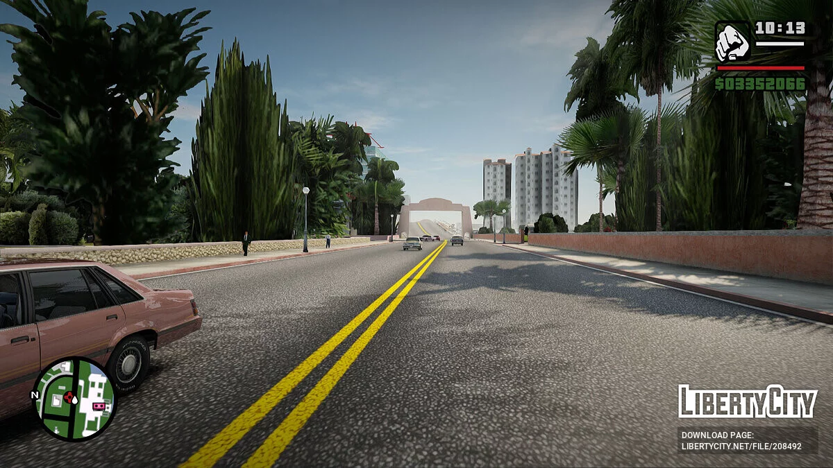 Jalan Realistis untuk GTA Mixed Vice City - V1 / GTA San Andreas
