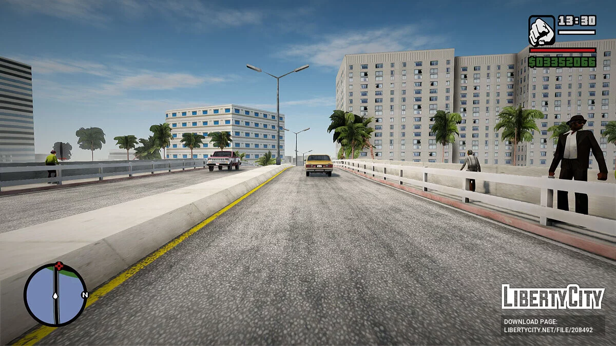 Jalan Realistis untuk GTA Mixed Vice City - V1 / GTA San Andreas