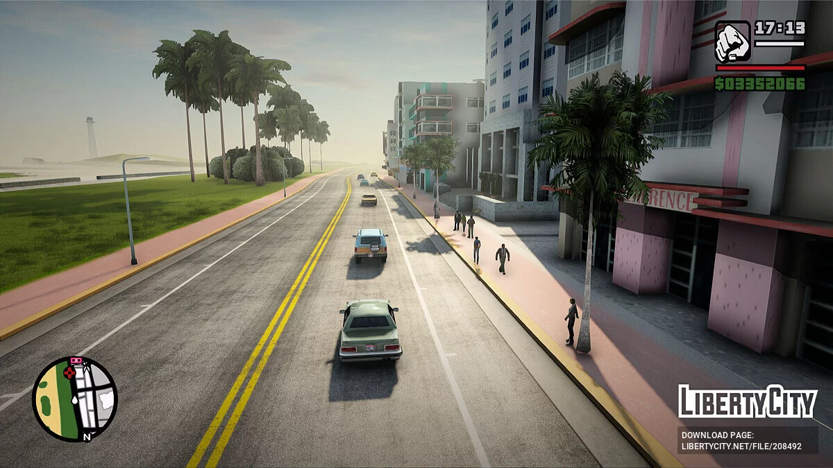 Jalan Realistis untuk GTA Mixed Vice City - V1 / GTA San Andreas