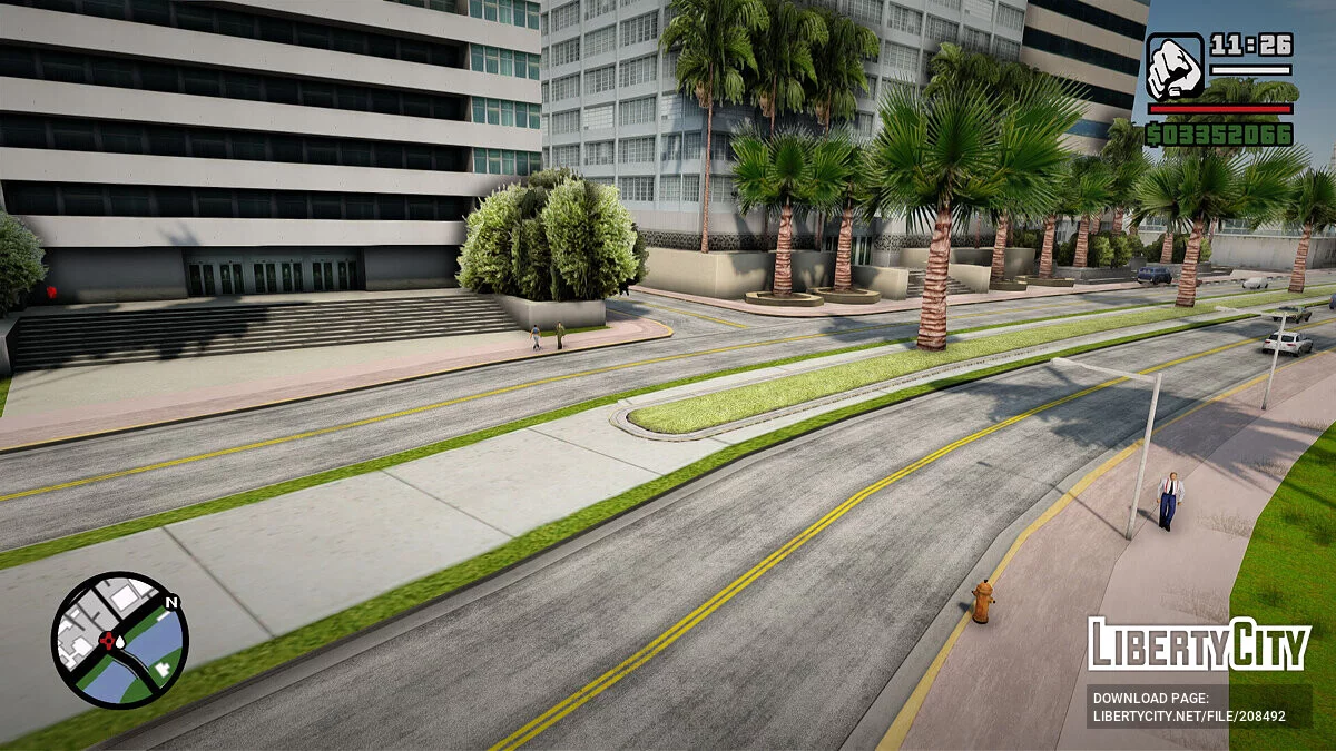 Jalan Realistis untuk GTA Mixed Vice City - V1 / GTA San Andreas