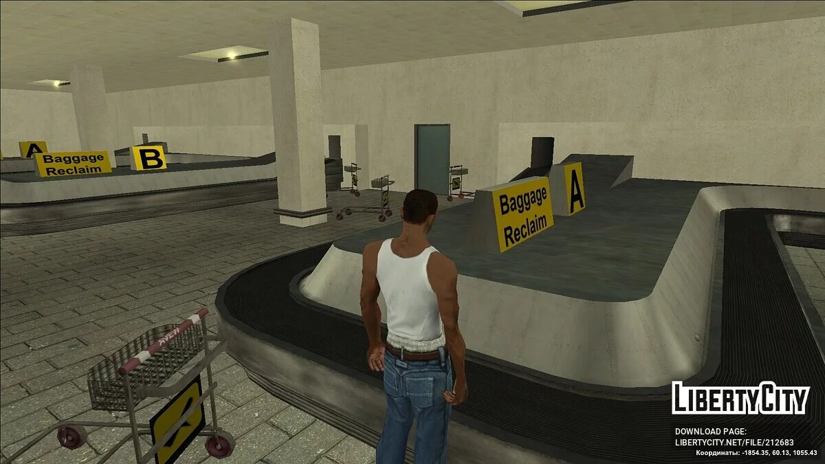 Texturas HD do aeroporto / GTA San Andreas