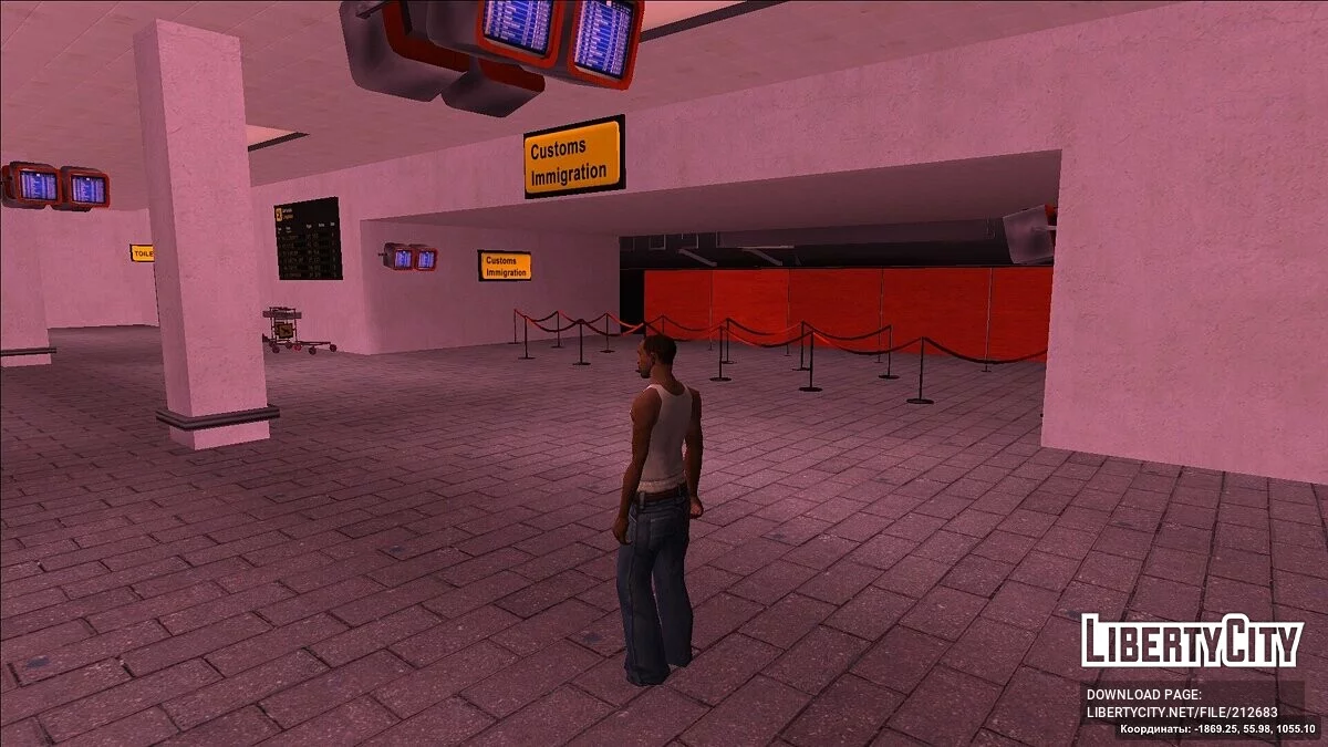 Texturas HD do aeroporto / GTA San Andreas