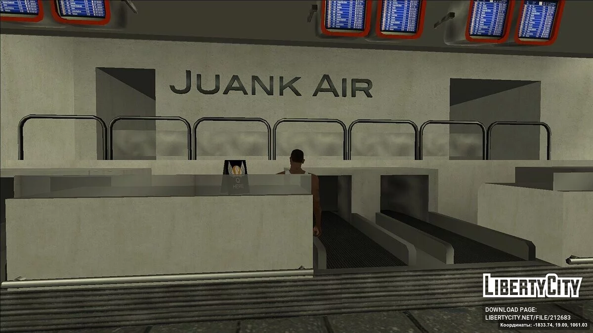Texturas HD do aeroporto / GTA San Andreas