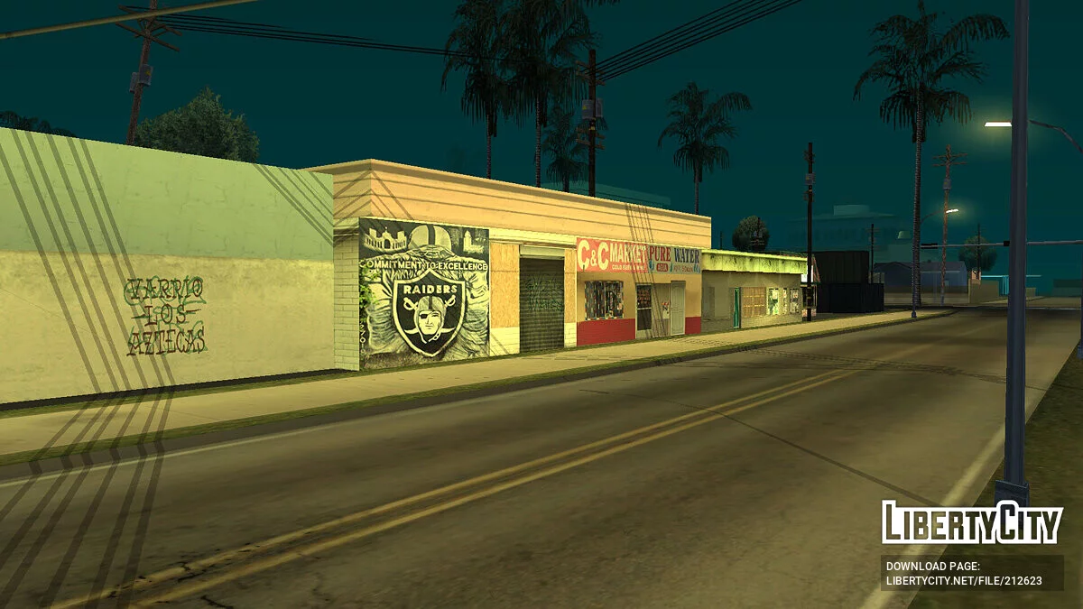 Bairros de Los Angeles v2 / GTA San Andreas