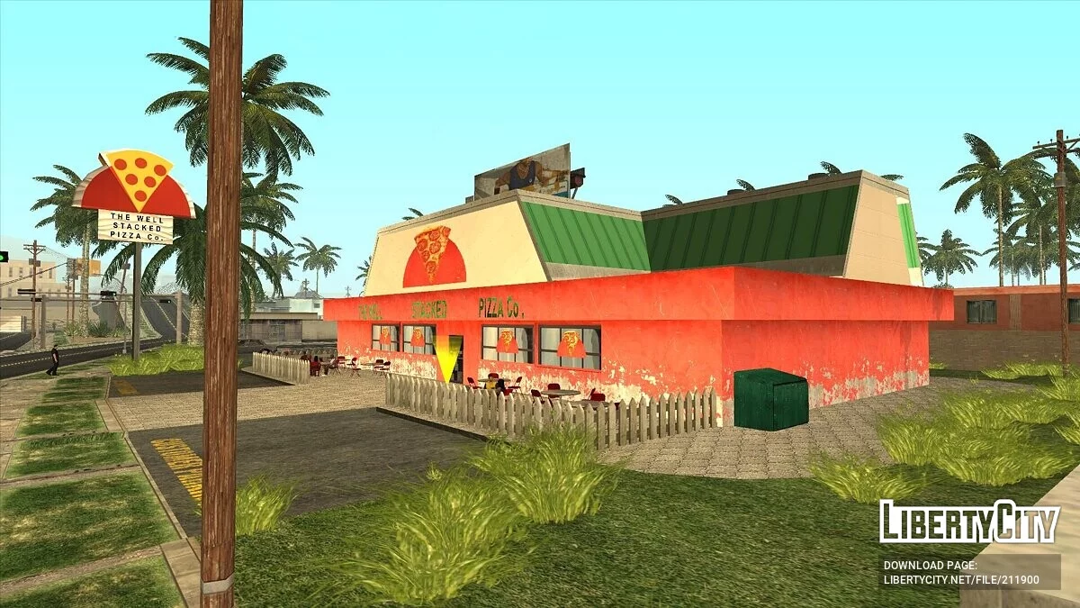 Yeni HD Pizzacı Idlewood Bölgesinde / GTA San Andreas