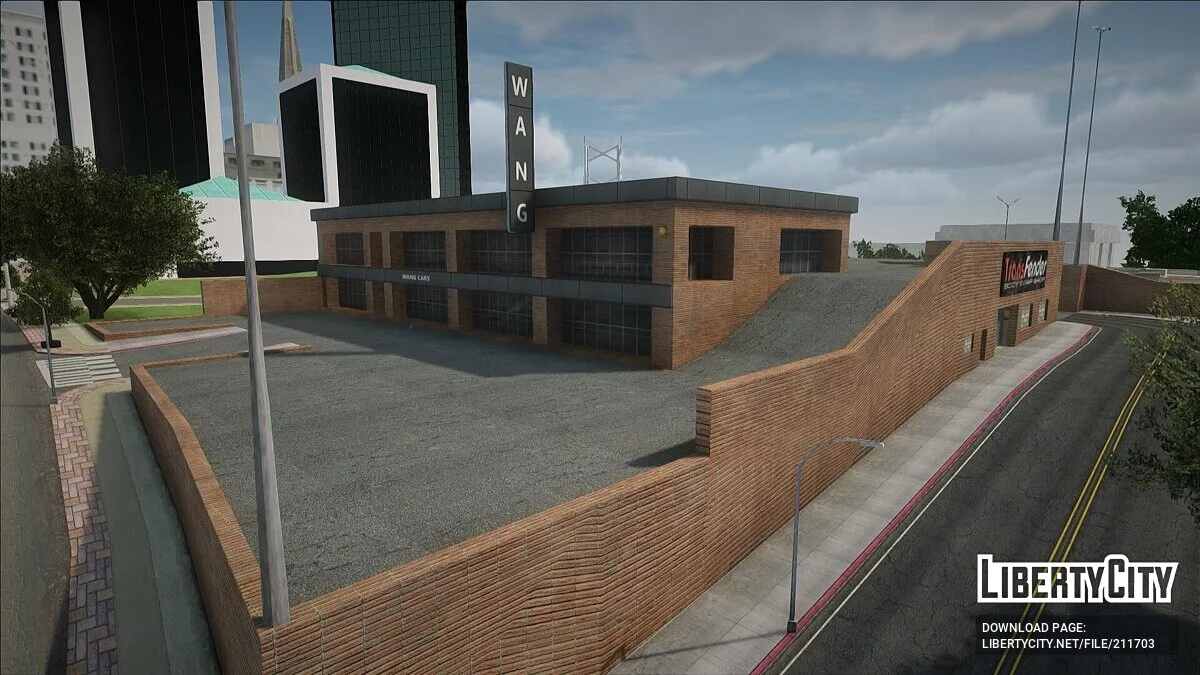 New HD textures of Wang Cars car dealership / GTA San Andreas
