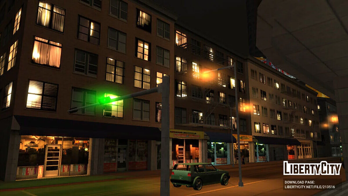 LS Şehir Merkezi Gece Pencereleri / GTA San Andreas